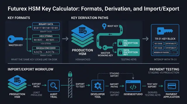 Futurex HSM Key Calculator: Formats, Derivation, and Import/Export