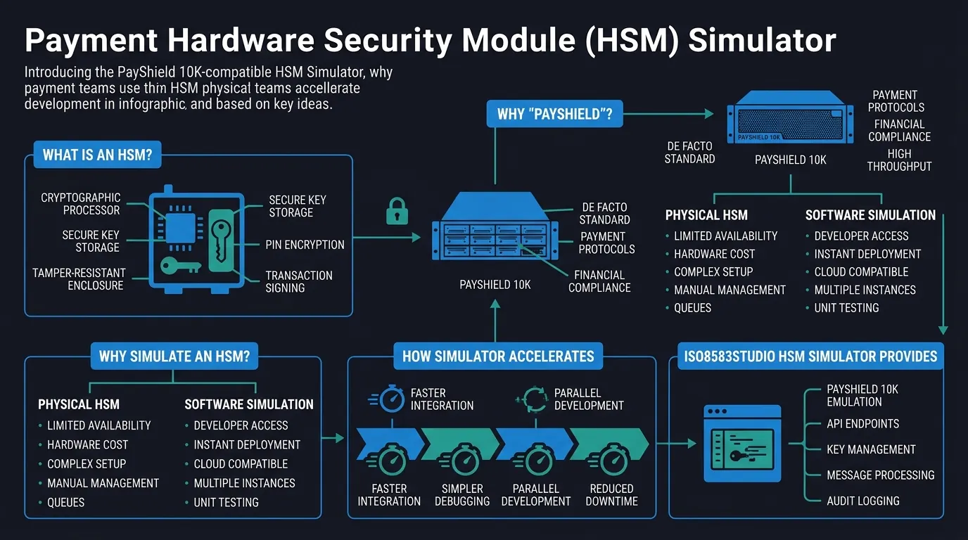 Cover illustration: HSM Simulator Introduction: Why Payment Teams Simulate PayShield 10K