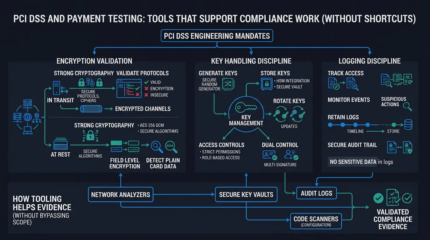Cover illustration: PCI DSS and Payment Testing: Tools That Support Compliance Work (Without Shortcuts)