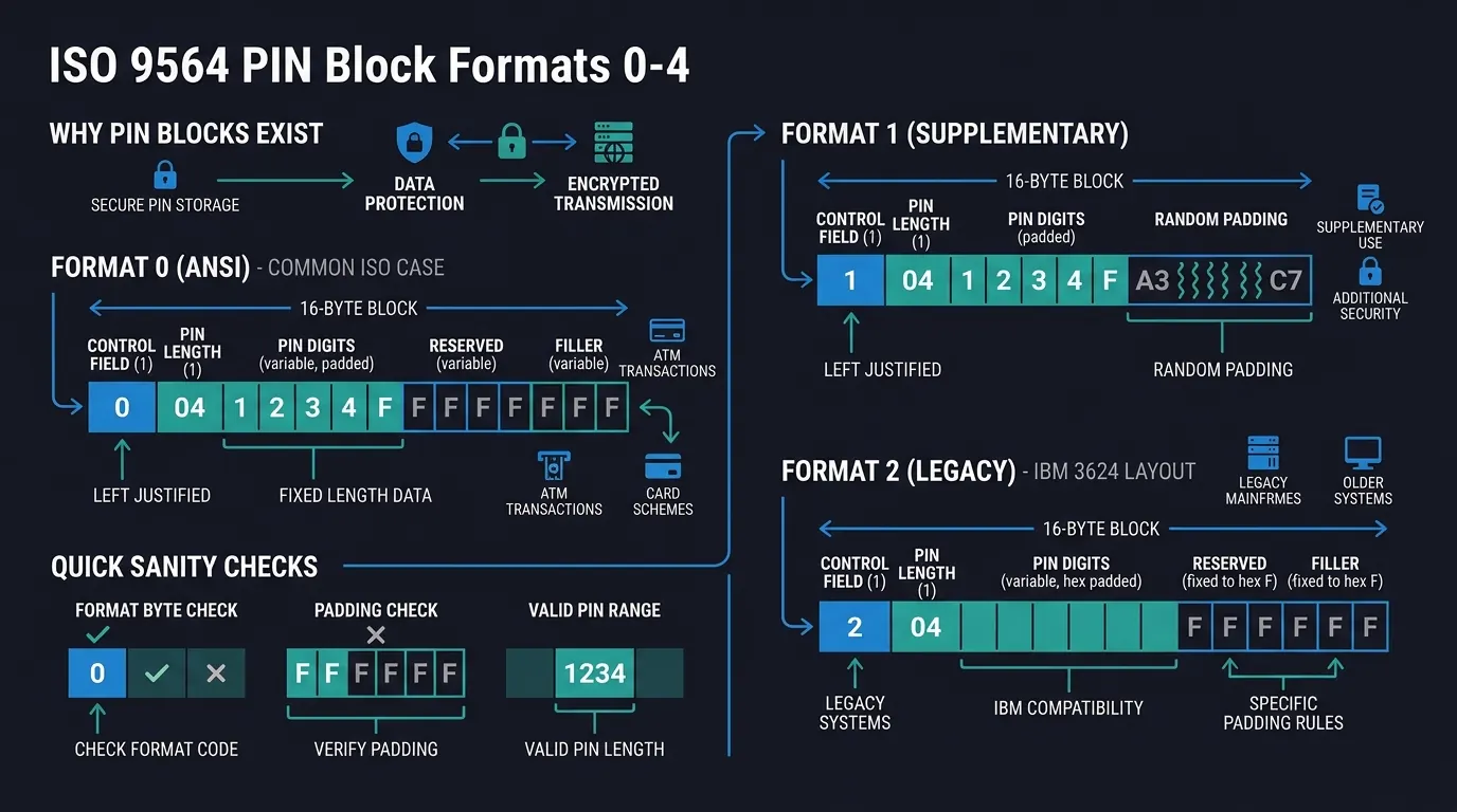 Cover illustration: ISO 9564 PIN Block Formats 0–4: What They Are and How They Differ