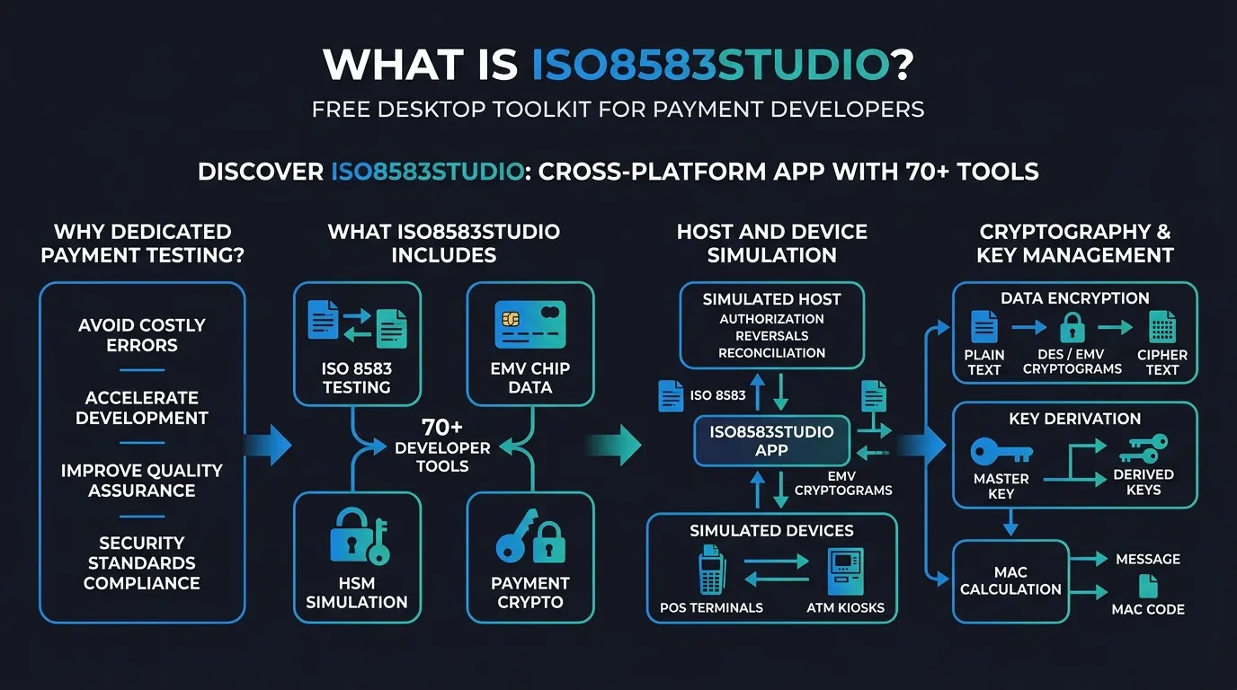 Cover illustration: What Is ISO8583Studio? A Free Desktop Toolkit for Payment Developers